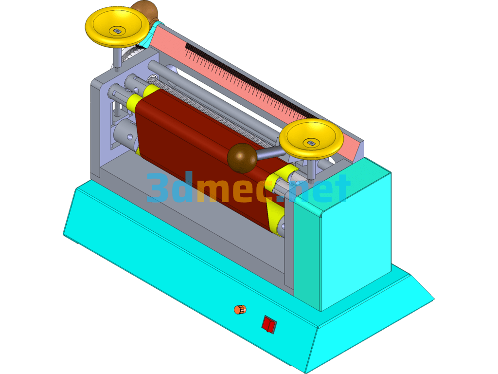 Belt Cutting Machine SolidWorks 3D Model Free Download