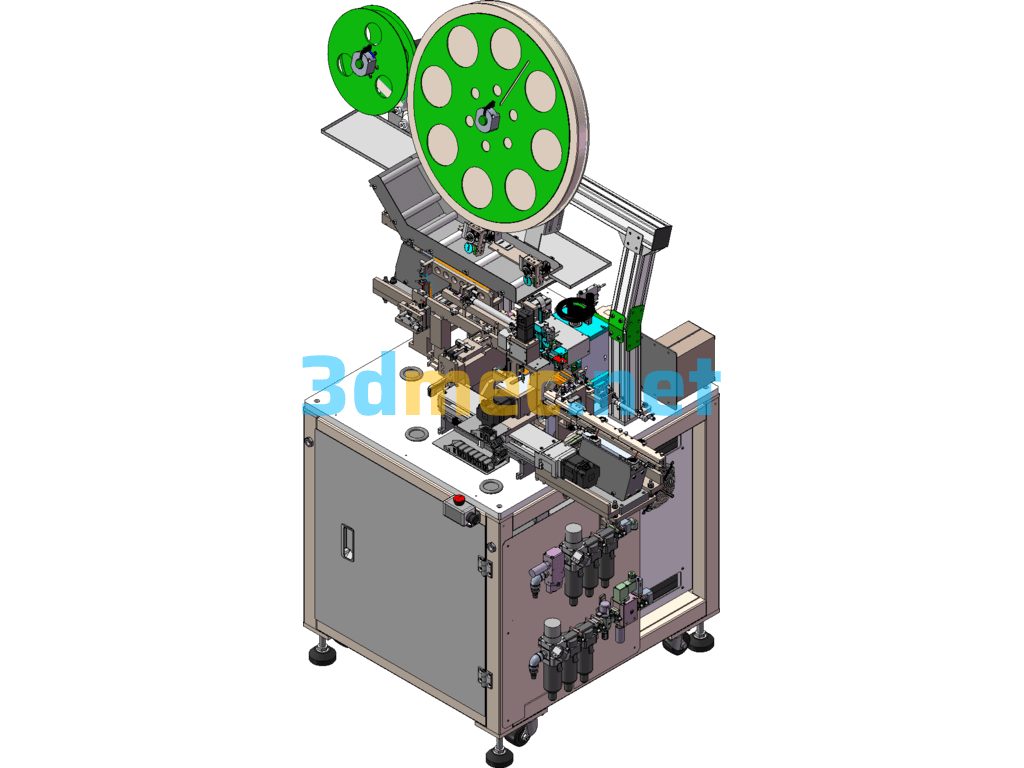 Vacuum Tube Assembly Packaging Machine 3D Model Free Download