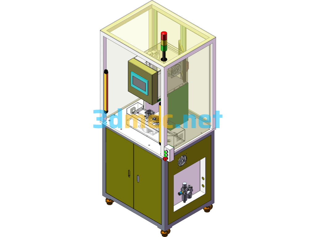 Graphite Bearing Press Fitting Equipment SolidWorks 3D Model Free Download