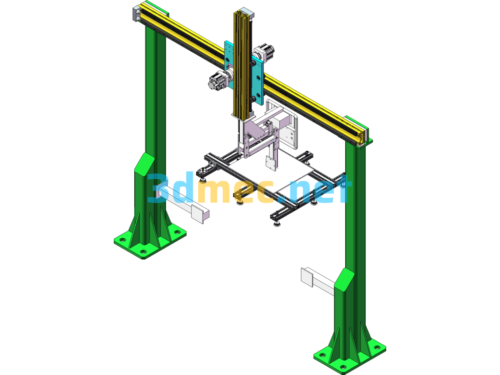 Weighing Truss Manipulator SolidWorks 3D Model Free Download