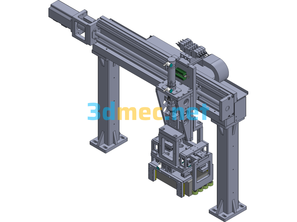 Transplanting Robot Arm SolidWorks 3D Model Free Download