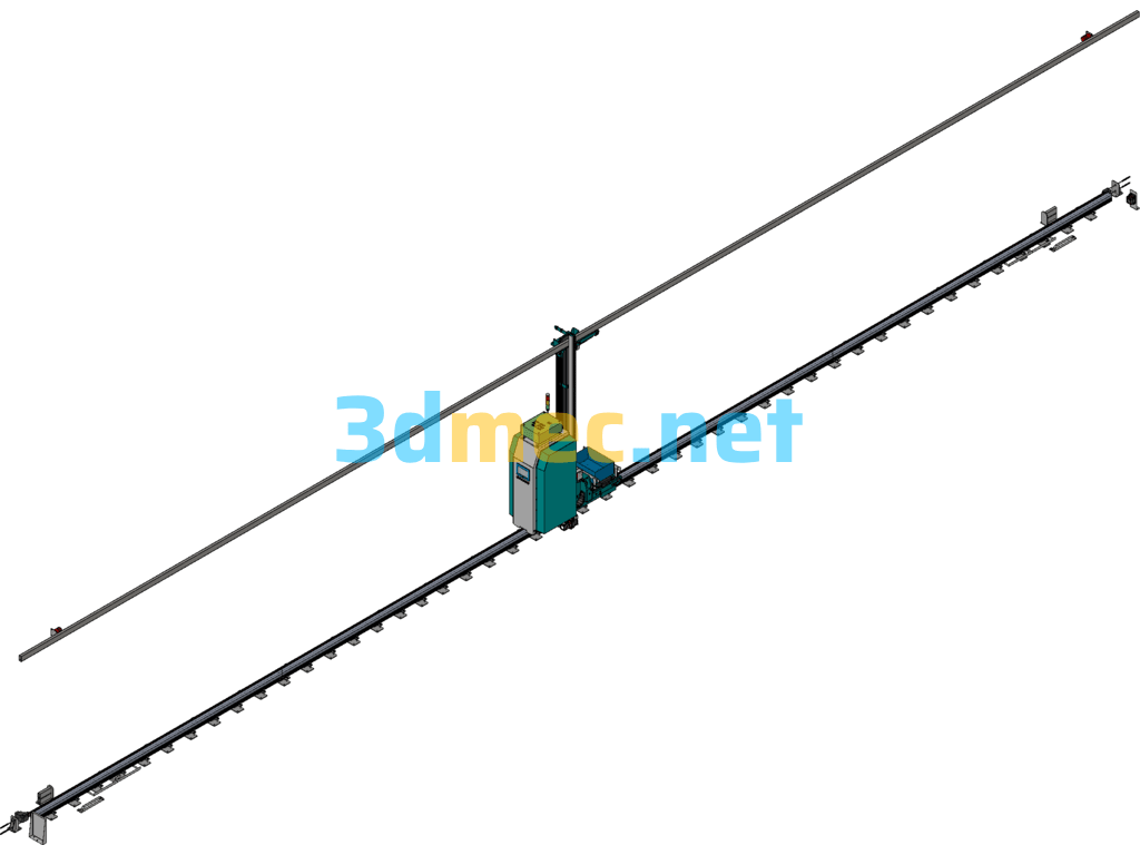Single Column Stacker Cranes For Three-Dimensional Storage (Commissioned) SolidWorks 3D Model Free Download