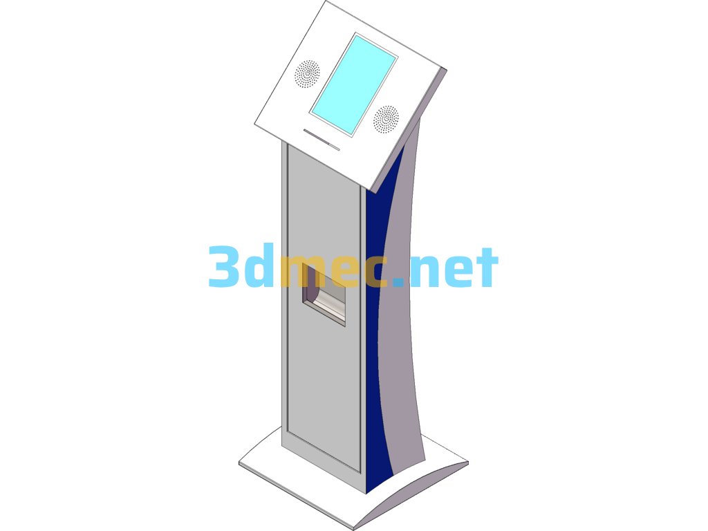 Vertical Lottery Machine SolidWorks 3D Model Free Download