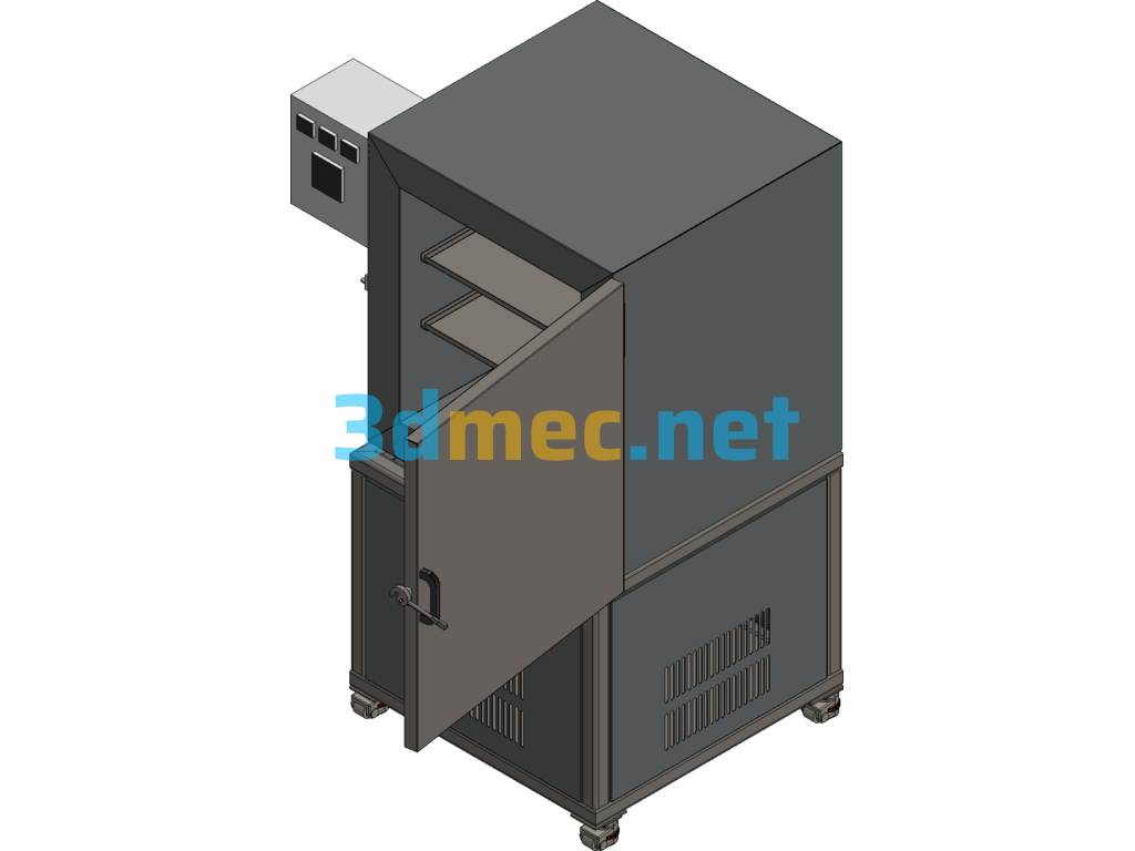 Vertical Oven Exported 3D Model Free Download