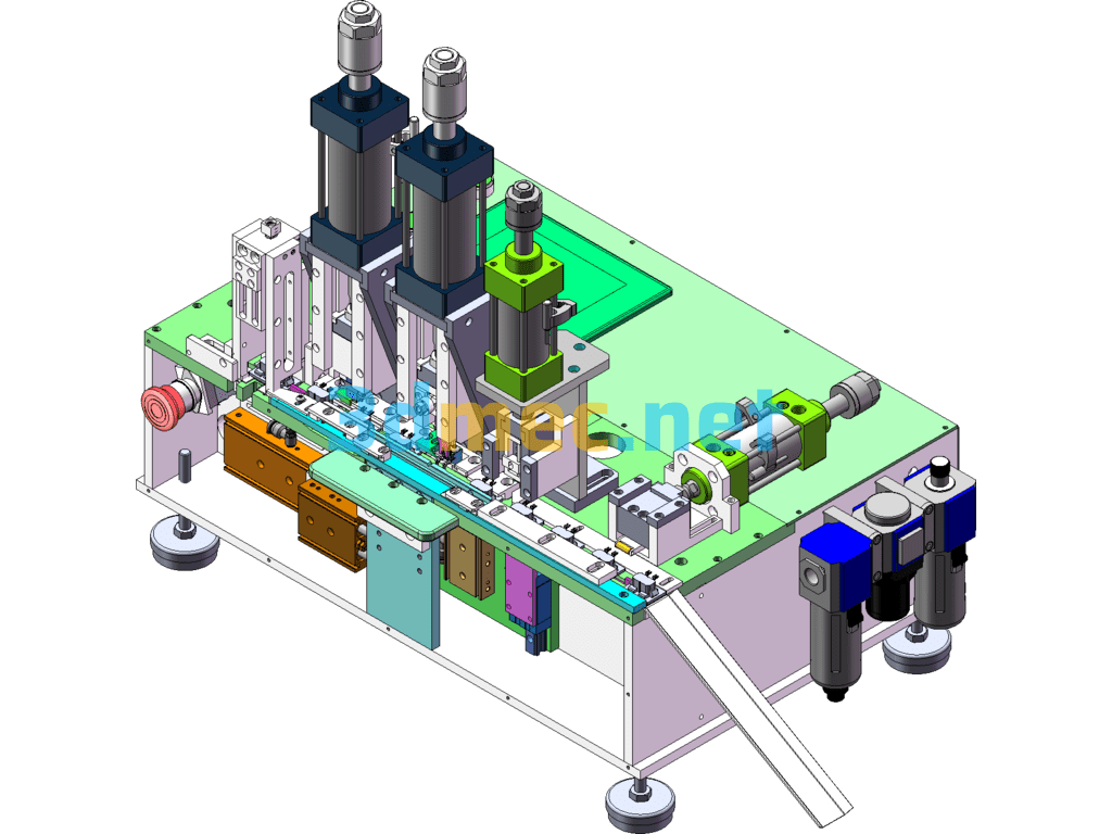 Terminal Shaper Bending Machine 3D Model Drawing SolidWorks 3D Model Free Download