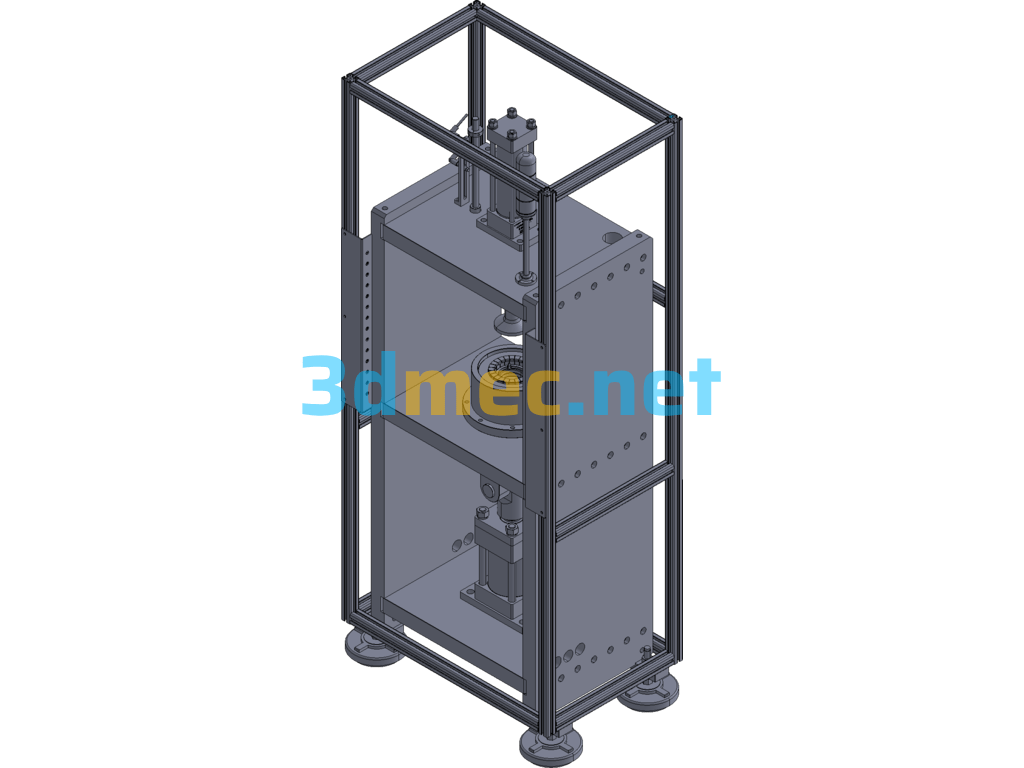 End Cap Closing Machine Exported 3D Model Free Download