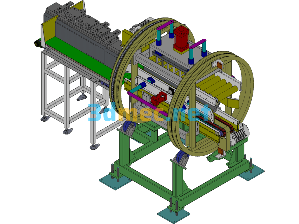 Cage Tumbler SolidWorks 3D Model Free Download
