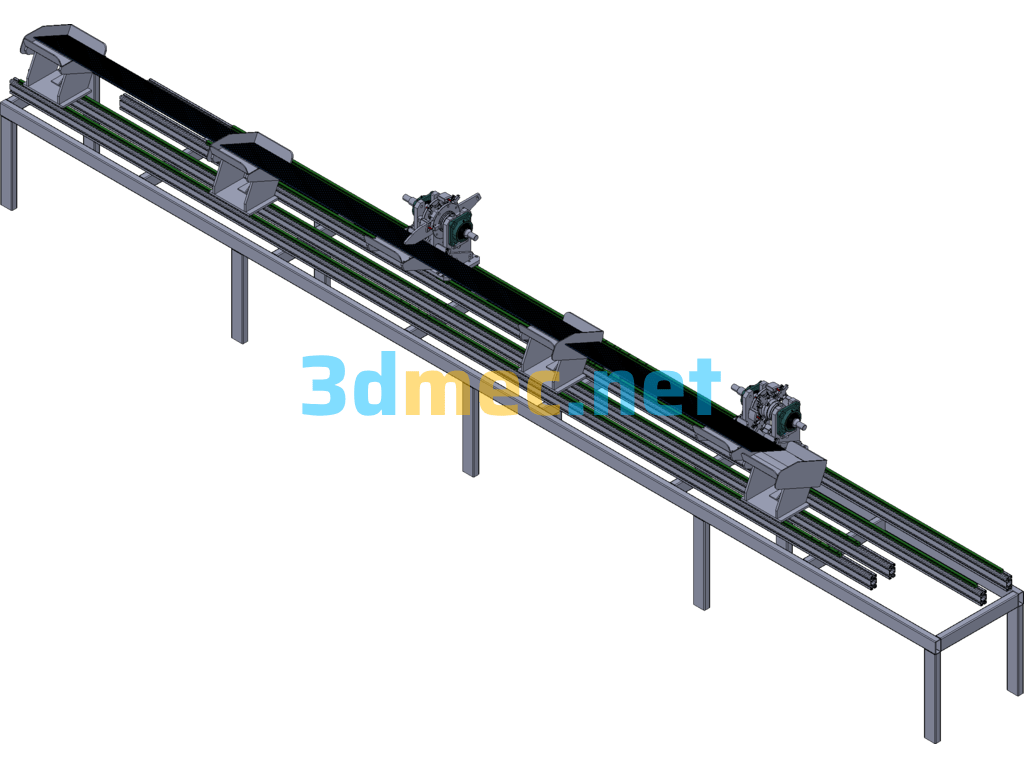 Tubing Stacker Cam Loading Mechanism Creo(ProE) 3D Model Free Download