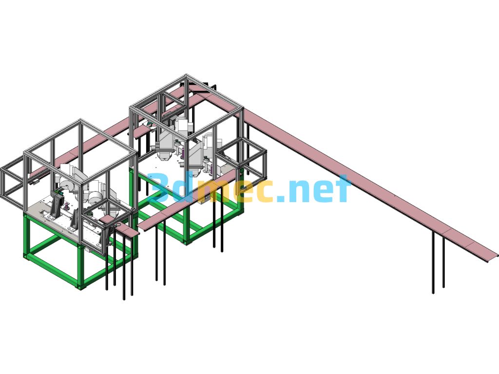 Powder Metallurgy Deburring Machine SolidWorks 3D Model Free Download