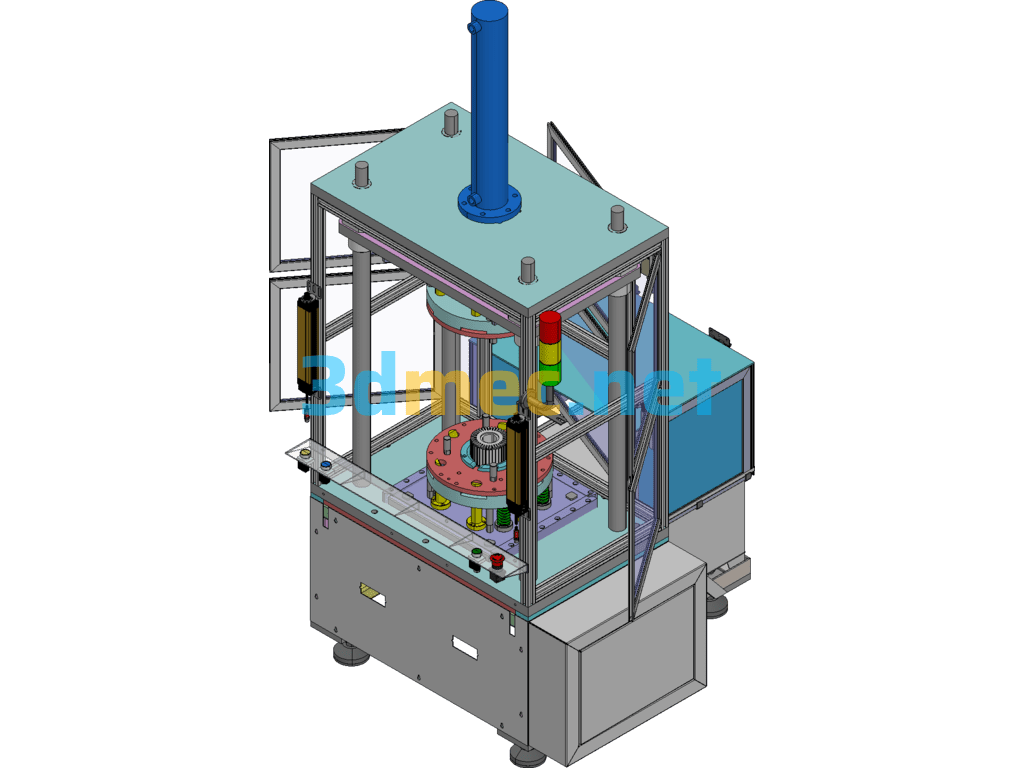 Wire Wrapping And Molding Equipment Exported 3D Model Free Download