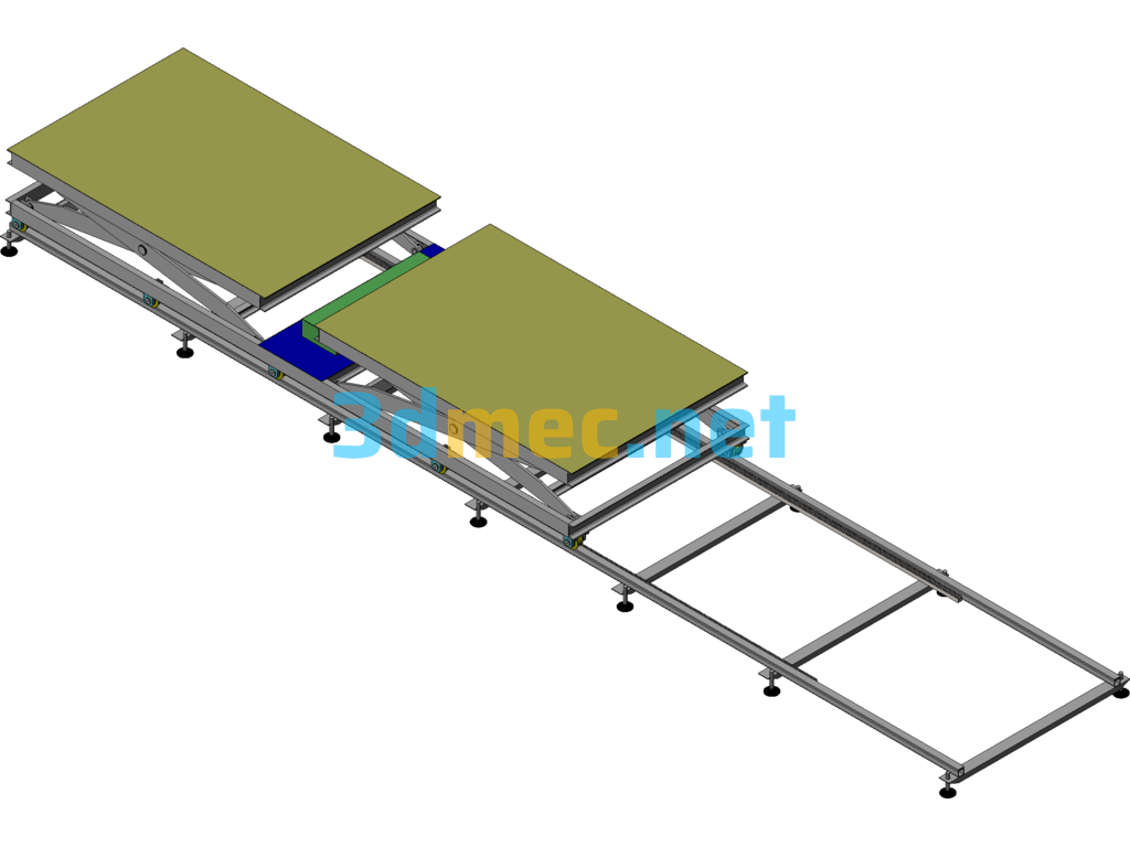 Automatic Wooden Plate Loading And Unloading Machine SolidWorks 3D Model Free Download