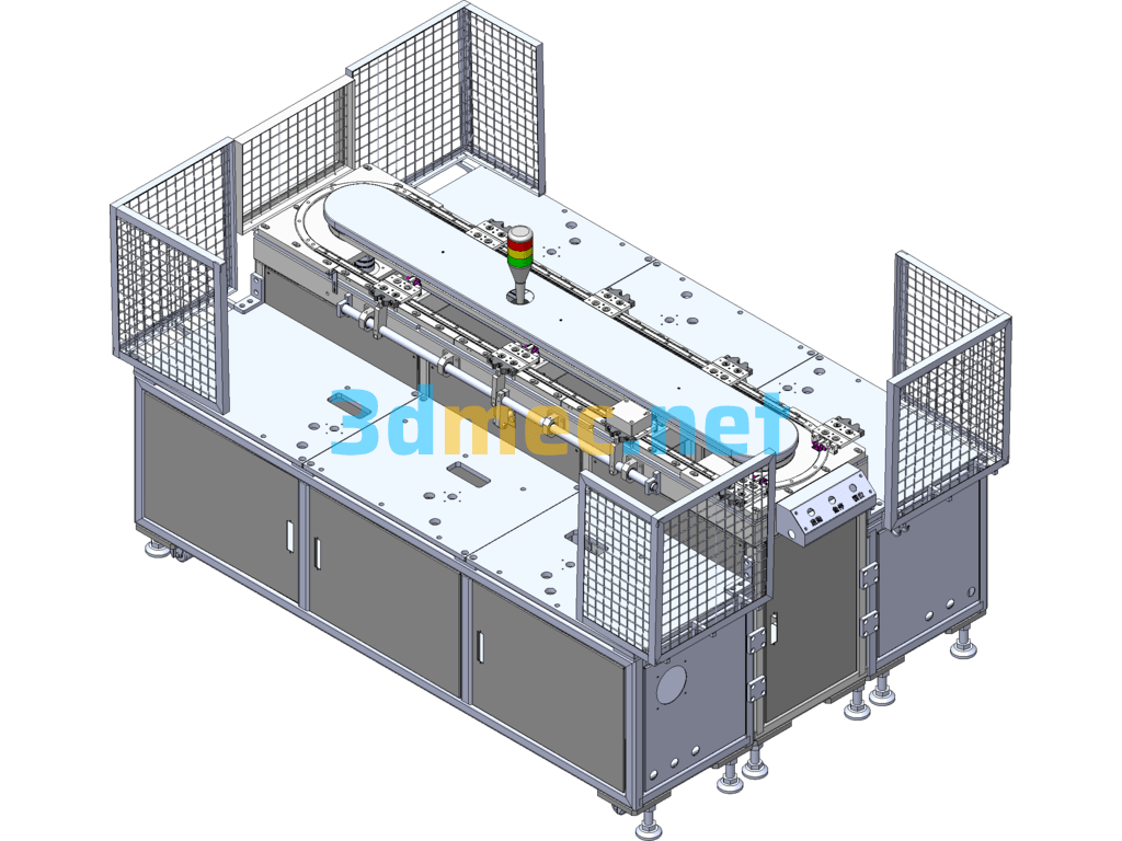 Automatic Stripping And Labeling Assembly Cycle Line (Partial) 3D+Engineering Drawing SolidWorks 3D Model Free Download