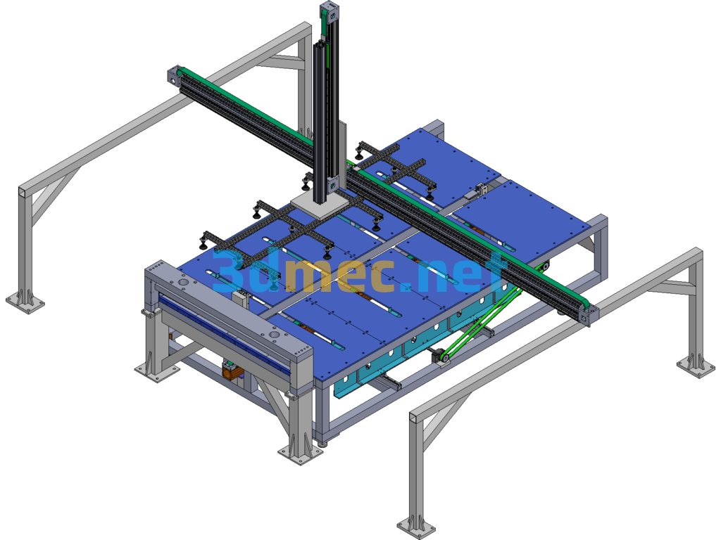Automatic Paper Cutting Machine Exported 3D Model Free Download