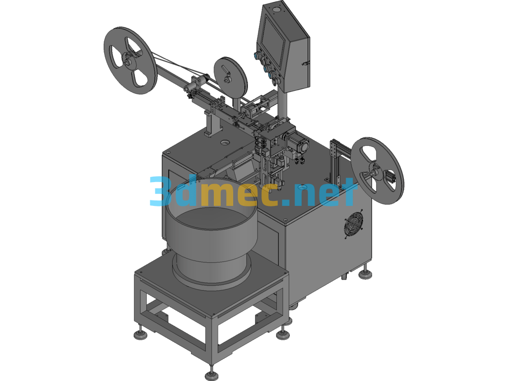 Automatic Packaging Machine Exported 3D Model Free Download