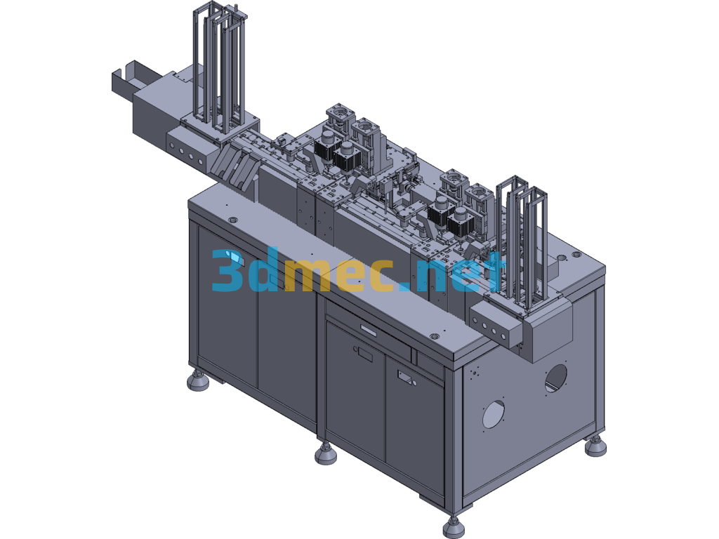 Automated Card Slotter Exported 3D Model Free Download
