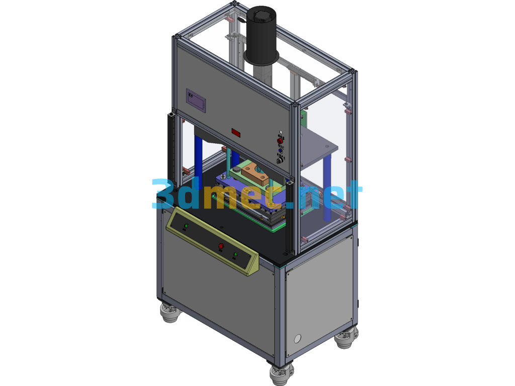 Automated Notebook Laminating Module Exported 3D Model Free Download