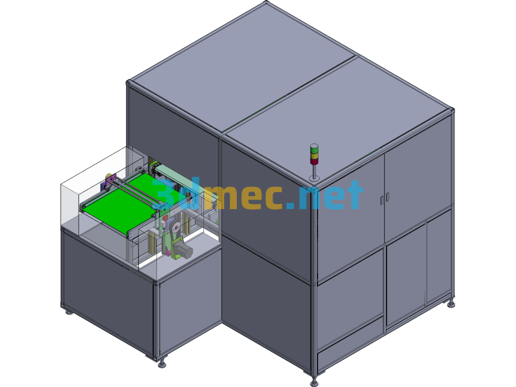 Automation Equipment-PCB Frame Automatic Caching Machine Exported 3D Model Free Download