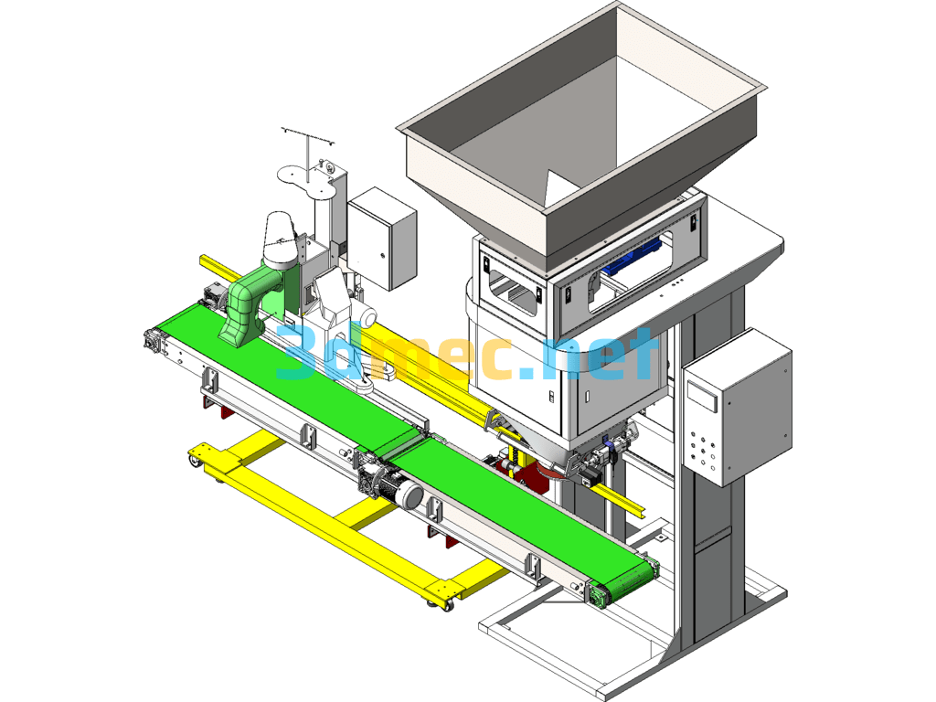 Automatic Quantitative Packaging Scale SolidWorks 3D Model Free Download