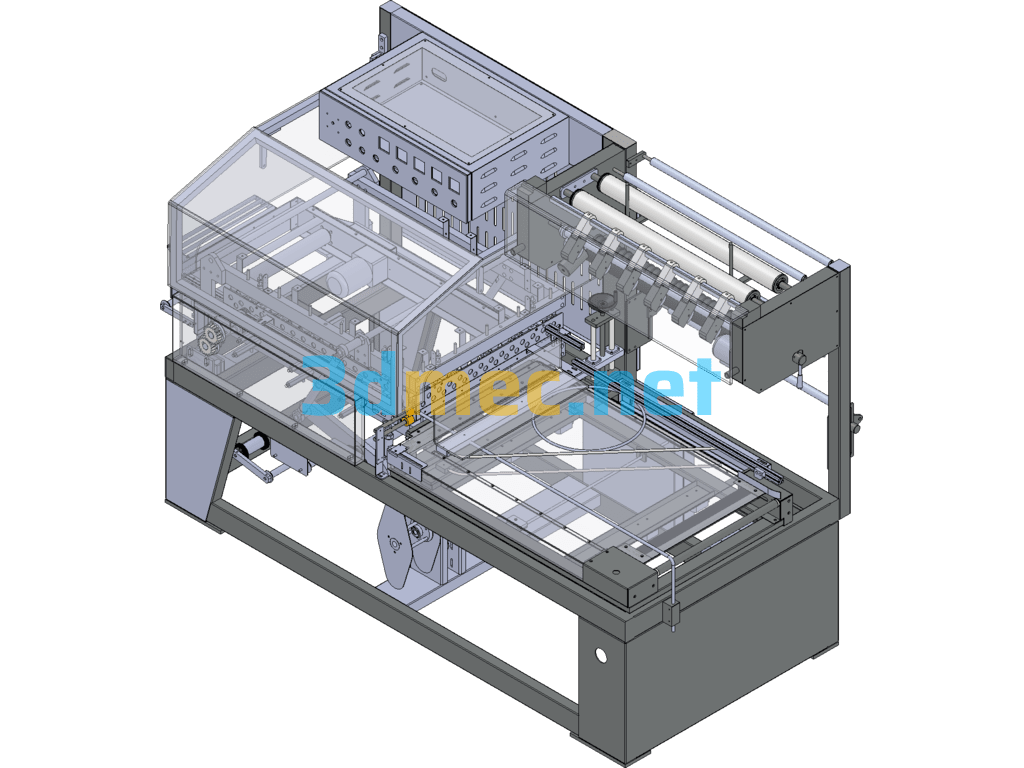 Automatic Sealing And Packaging Machine L-Type Cutting And Sealing Machine SolidWorks 3D Model Free Download