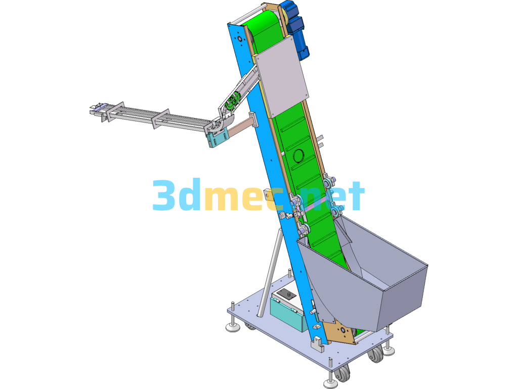 Automatic Lifting And Capping Machine SolidWorks 3D Model Free Download