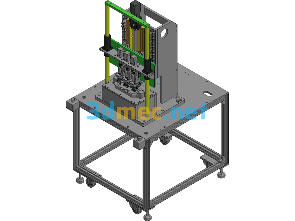 Automatic Capping Equipment Exported 3D Model Free Download