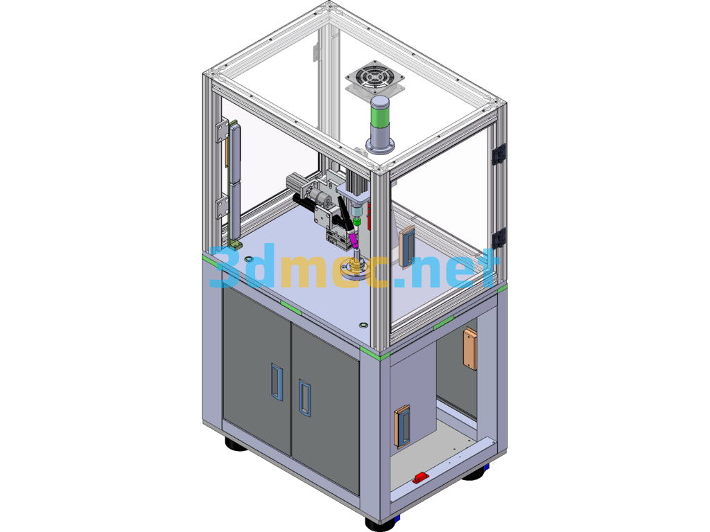 Automatic Argon Arc Welding Machine SolidWorks 3D Model Free Download