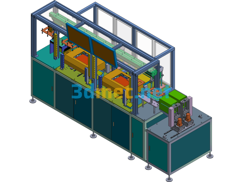 Automatic Silver Dipping Machine UG(NX) 3D Model Free Download
