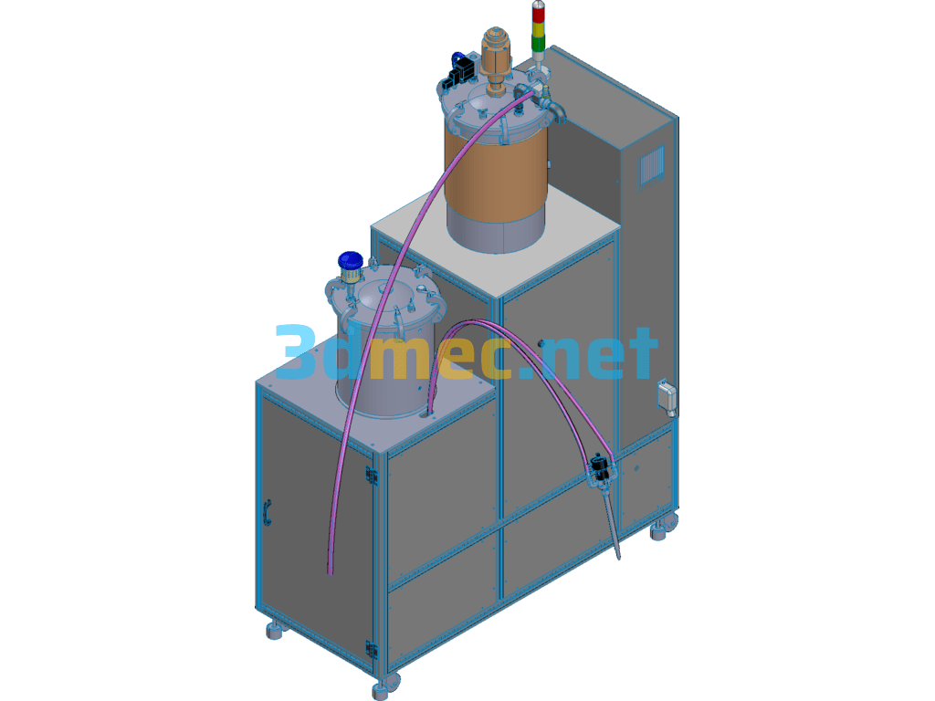 Automatic Dispensing Equipment Exported 3D Model Free Download