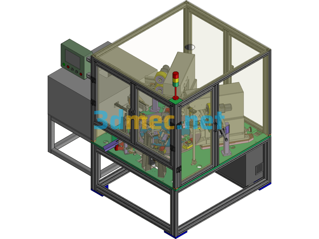Automatic Pad Printing Machine Exported 3D Model Free Download
