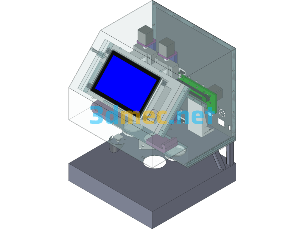 Automatic Paper Stamping Machine (3D Model + Parts BOM + CAD Drawing) SolidWorks 3D Model Free Download