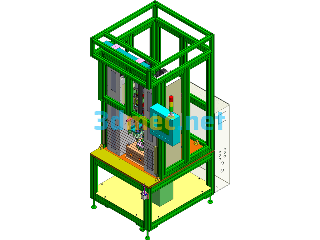 Automatic Thread Inspection Equipment (Automatically Inspect Threaded Holes For Conformity) SolidWorks 3D Model Free Download