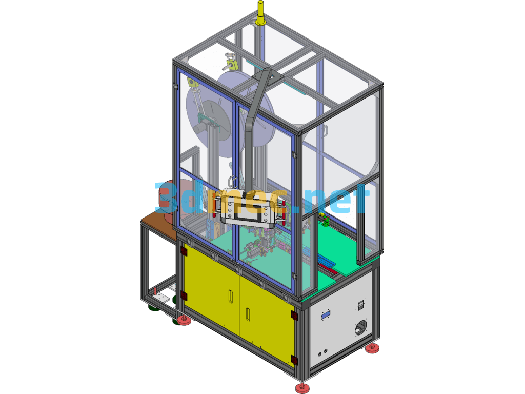 Automatic PIN Cutting And Loading Equipment (Including DFM, BOM) SolidWorks 3D Model Free Download
