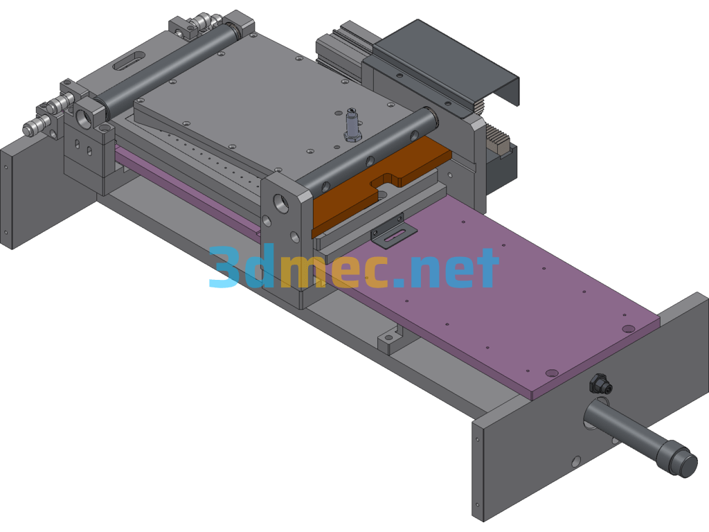 Automatic Laminating Machine 3D+Engineering Drawing SolidWorks 3D Model Free Download