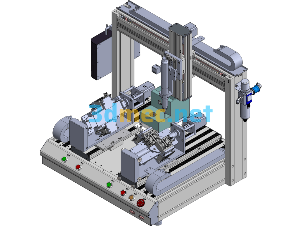 Automatic Locking Screw Machine (Electric Hand Screwdriver Locking Machine, Torque Adjustable) SolidWorks 3D Model Free Download