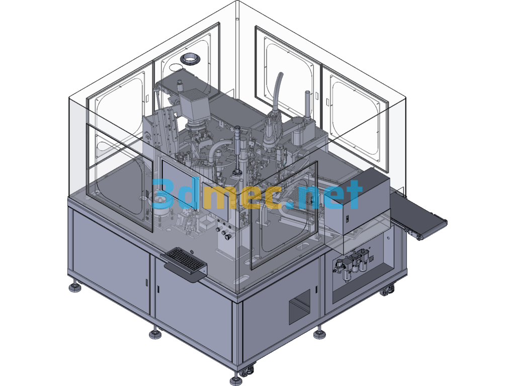 Automatic Laser Welding Machine Exported 3D Model Free Download