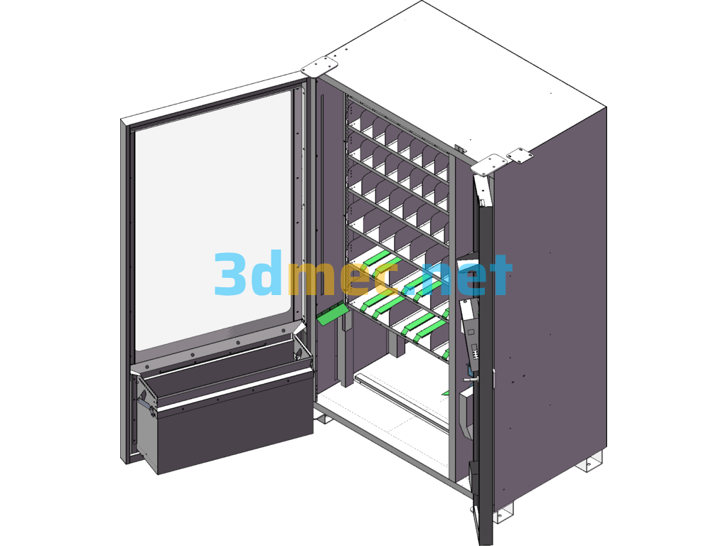 Self-Service Adult Vending Machines SolidWorks 3D Model Free Download