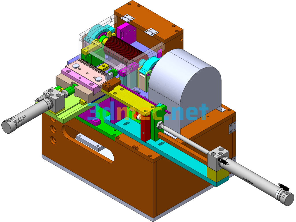 Automatic Plastic Cutting Machine SolidWorks 3D Model Free Download