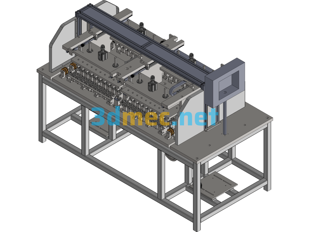 Bearing Running-In Machine SolidWorks 3D Model Free Download