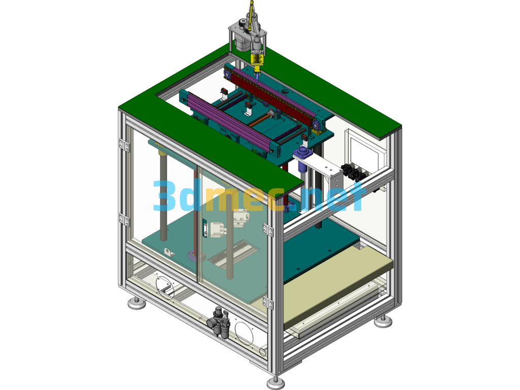 Carrier Return Lift SolidWorks 3D Model Free Download