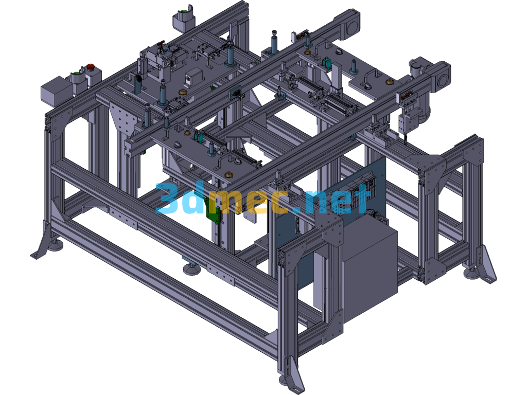 Maiden Sunroof Production Line FB14095-70 Exported 3D Model Free Download