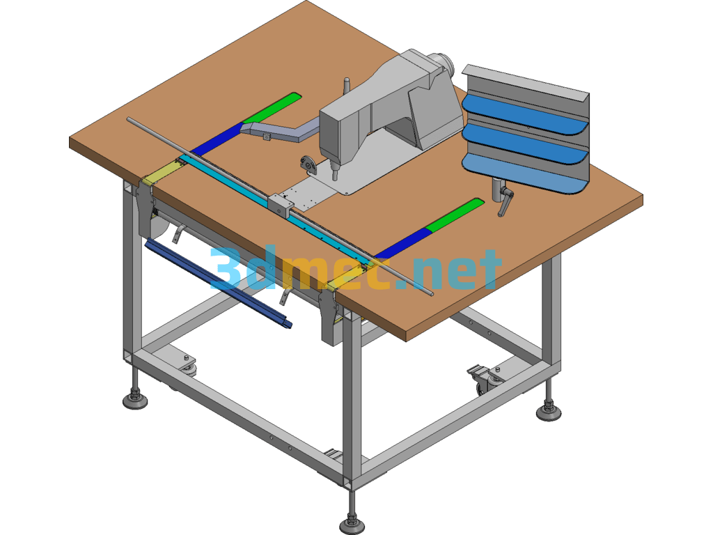 Garment Machinery Exported 3D Model Free Download