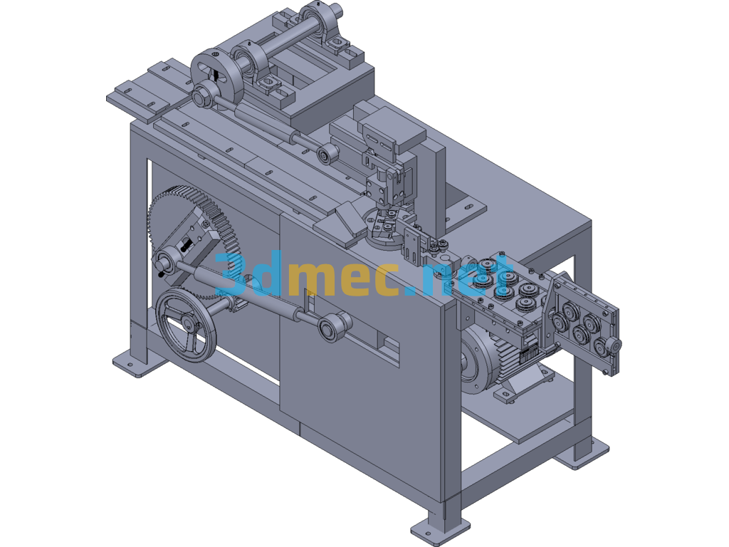Wire Bending Machine SolidWorks 3D Model Free Download