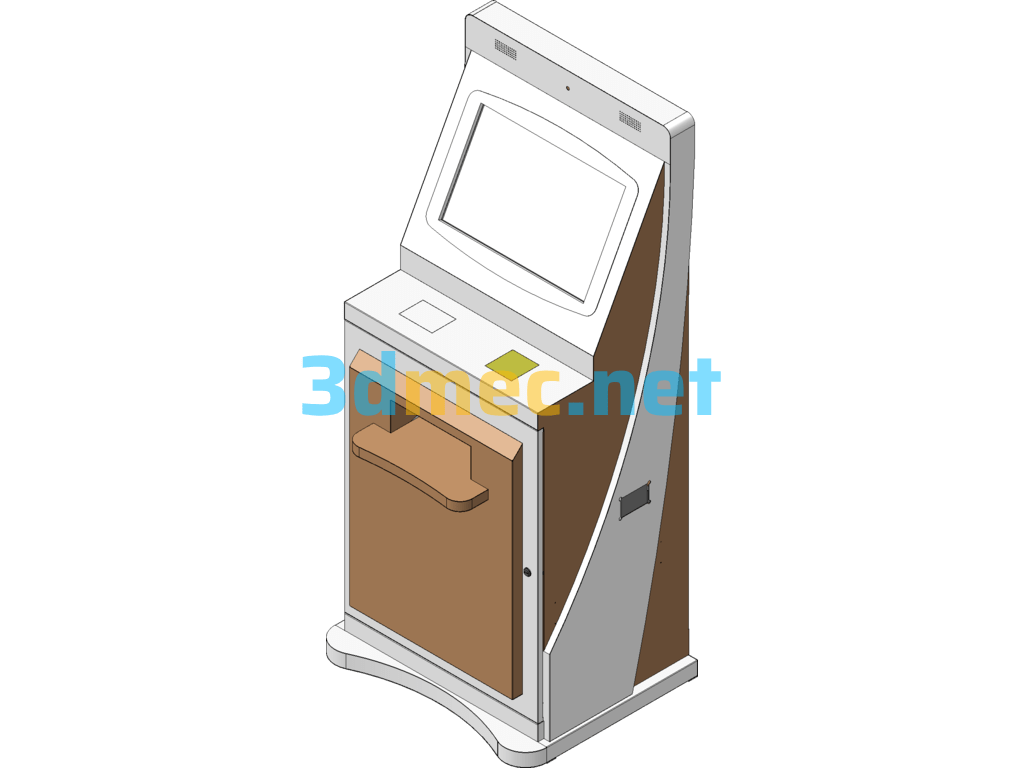 Bank Financial Service Machines SolidWorks 3D Model Free Download