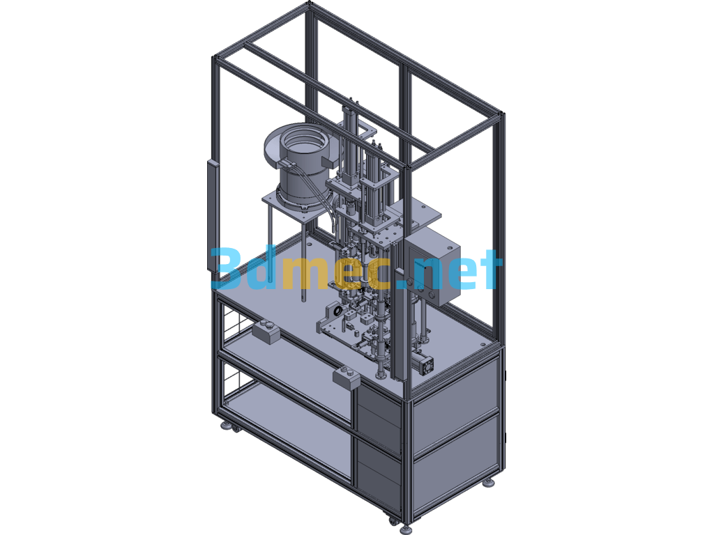 Pin Automatic Feeding And Pressing Equipment Exported 3D Model Free Download