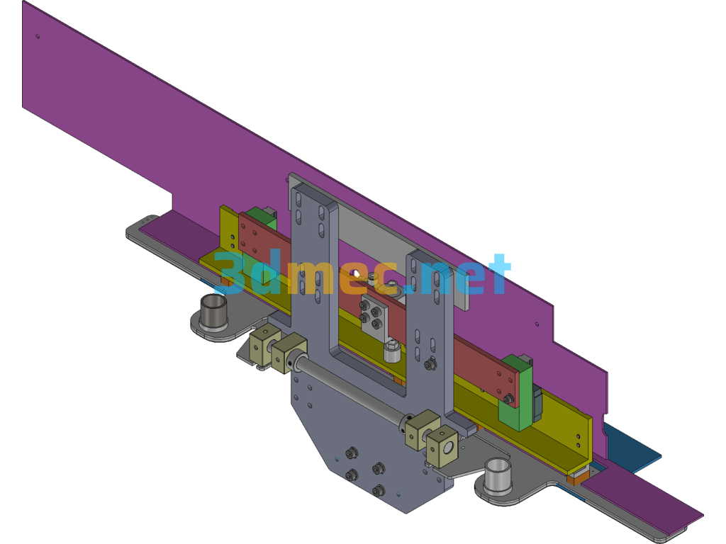 Partial Structure Of Lapel Machine Exported 3D Model Free Download