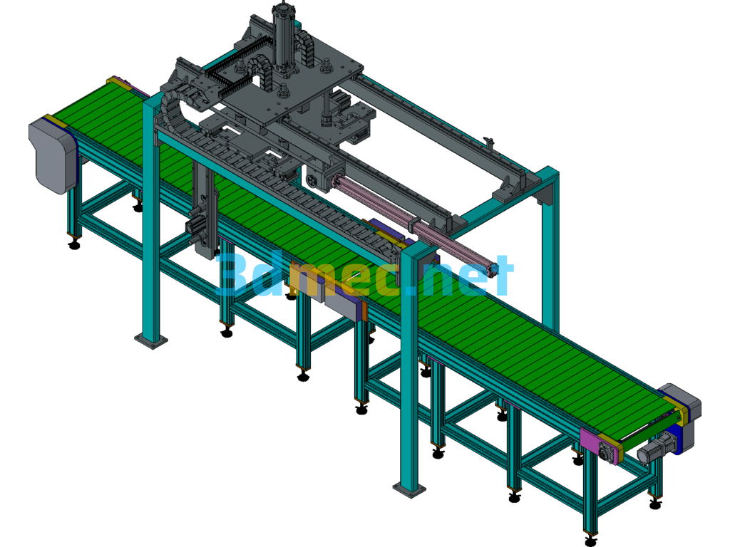 Non-Standard Trusses Follow Assembly Line Pickup Design Exported 3D Model Free Download