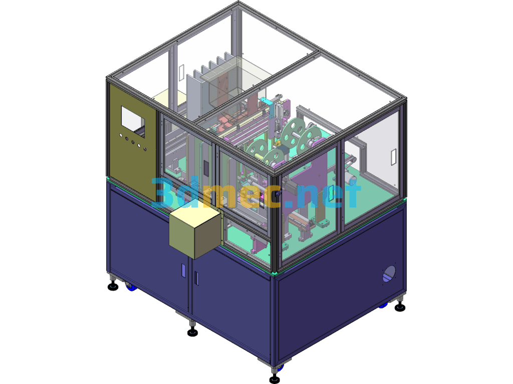 Non-Standard Automatic Pelletizing And Assembling Machine SolidWorks 3D Model Free Download