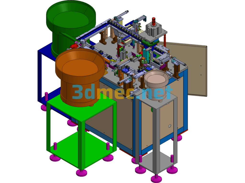 Audio Assembly Machine Audio Interface Automatic Assembly Equipment Exported 3D Model Free Download
