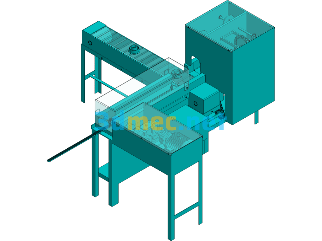 Design Of Paper Bag Packaging Machine For Tableware Packaging (3D+CAD+Instructions) SolidWorks 3D Model Free Download