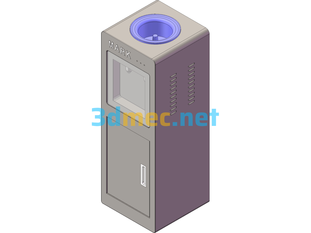 Drinking Fountain SolidWorks 3D Model Free Download